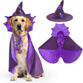 Halloween Dog Costume Dog Witch Cape Witch Hat Set Pet Wizard Cloak Vampire Devil Outfit Puppy Cat Halloween Cloak