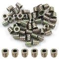 M5x10mm Threaded Insert Nuts, 50Pcs, 13/64 x 25/64 inch