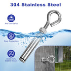 SRZTXU 32 Pack 1/4" X 3-1/2" Expansion Eye Bolt,Concrete Eyebolt Anchors
