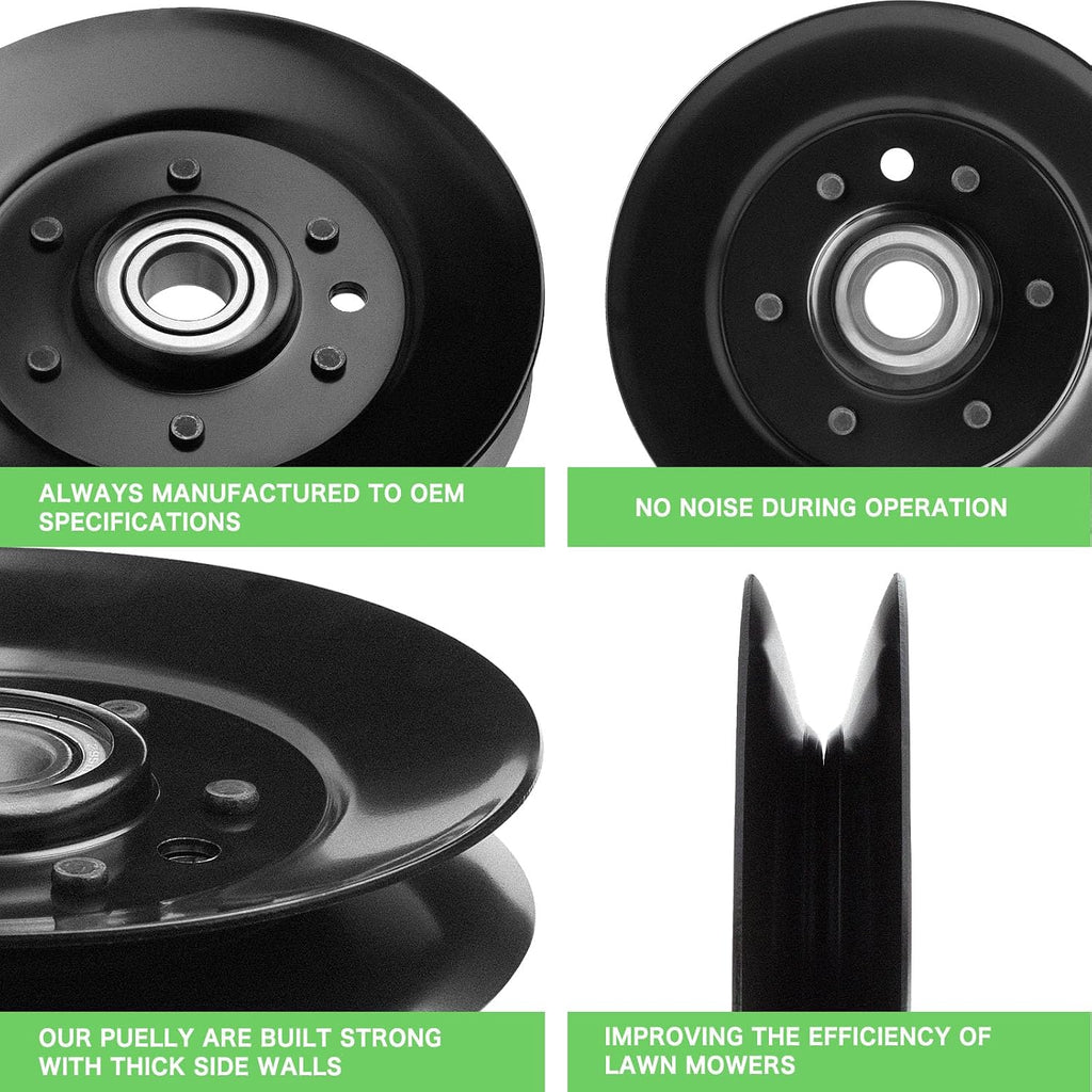 TCA14330 Idler Pulley Replace TCA17540 TCA14594 Compatible with John Dee re Ztrak Z997R 797 757 997 737 2025R 2305 2320 Terrain Cut 1585 1570 1580