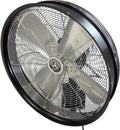 18 Inch Outdoor Fan, Oscillating Wall Mount, Black