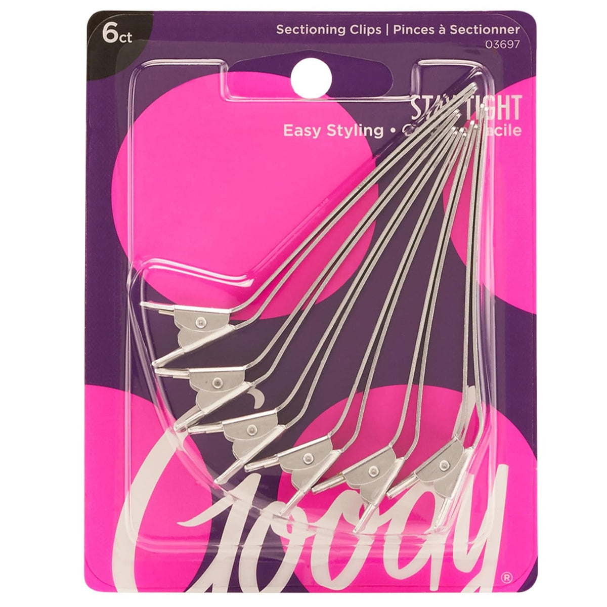 Aluminum Sectioning Clips - 6 CT, Silver