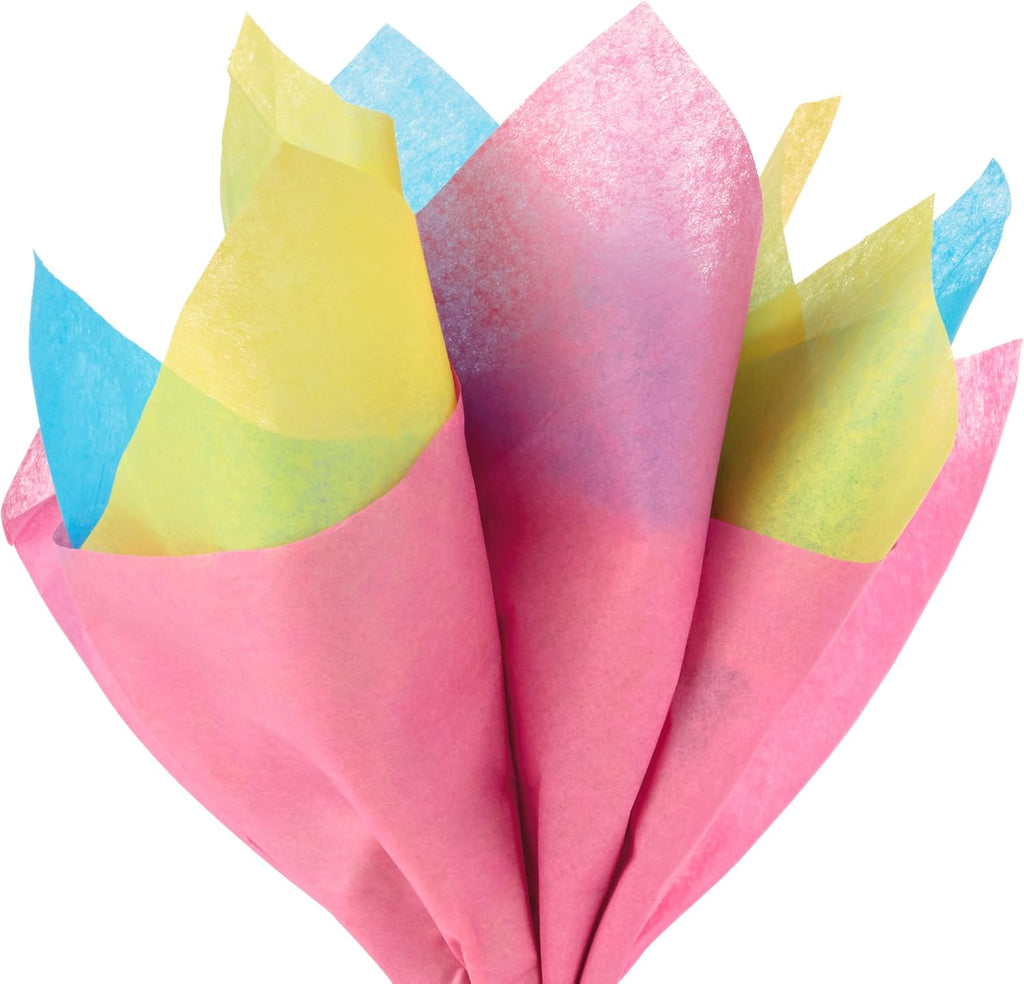Bulk Tissue Paper for Gift Bags, 120 Sheets (Classic Rainbow)
