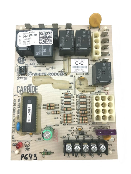 50A55-474 D341235P01 for White Rodgers Furnace Control Circuit Board