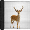 Deer Fence Netting, 7x100 Ft Plastic Mesh Fence Roll, Temporary Fence Black