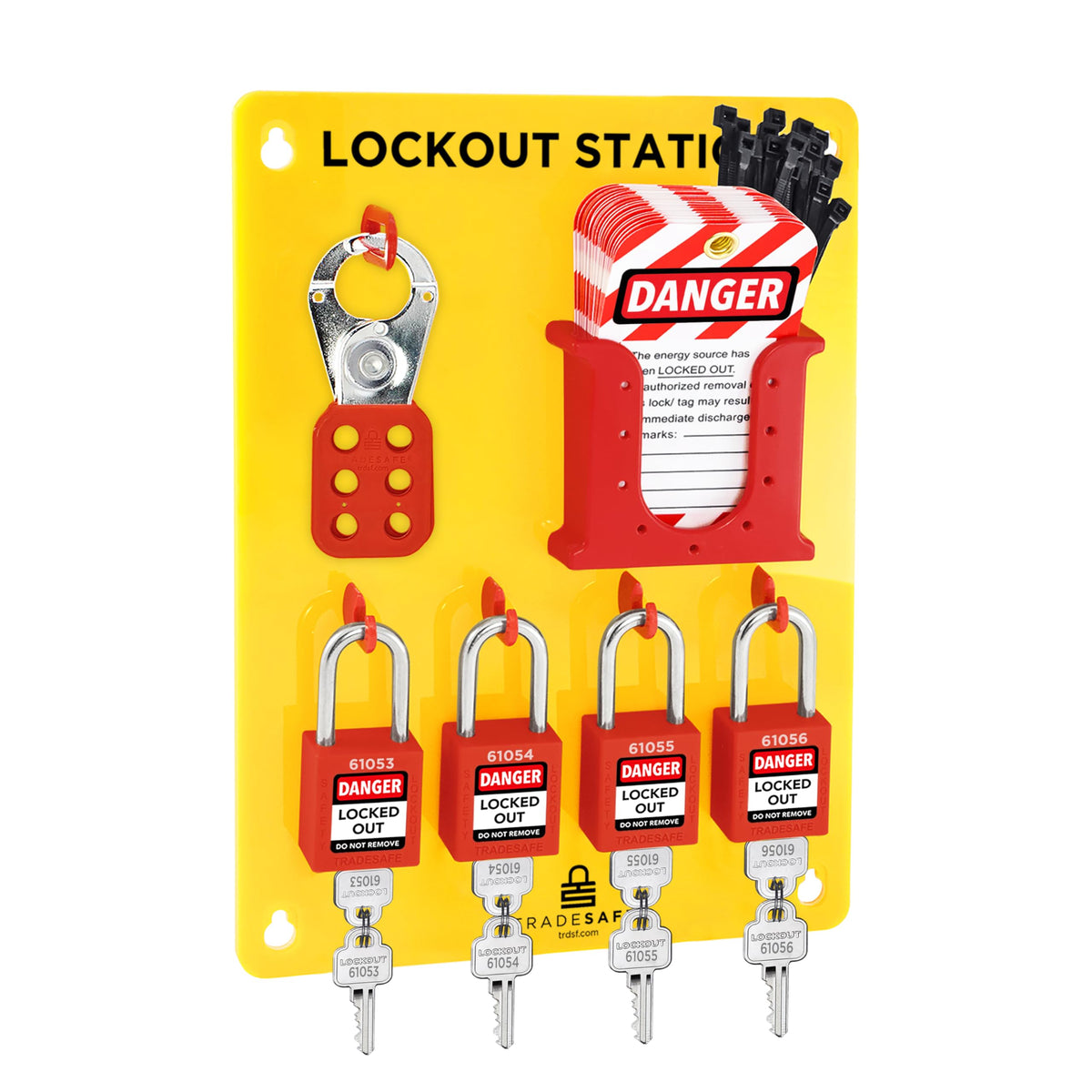 Lockout Tagout Station, Lock Out Tag Out Station with Devices
