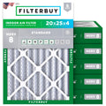 20x25x4 Air Filter MERV 8 Dust & Allergy Defense (6-Pack)