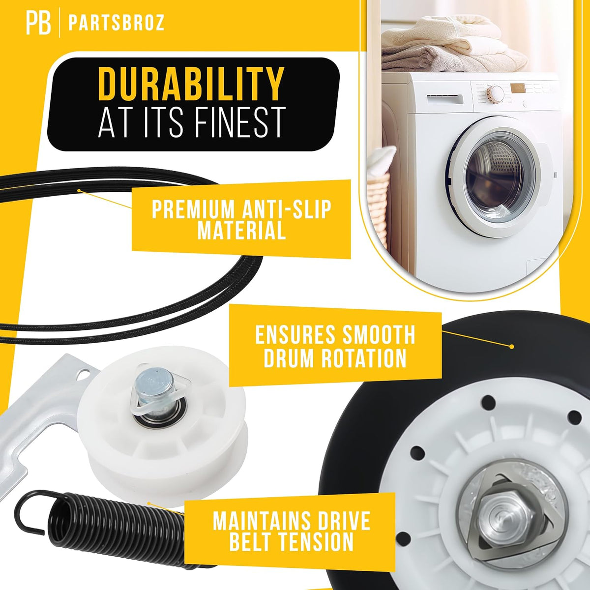 Dryer Roller Kit for LG DLG2302R