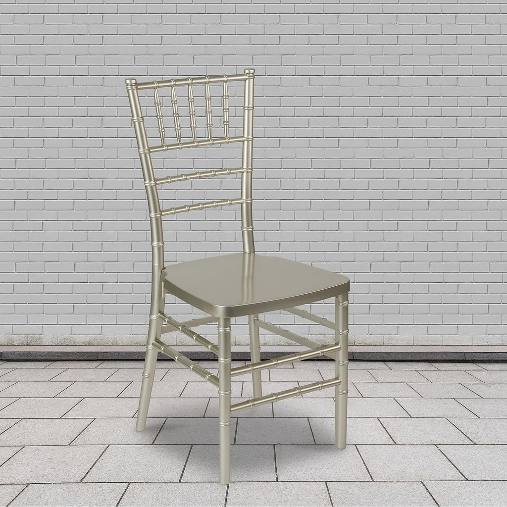 Hercules Stacking Resin Chiavari Chair, 2-Pack