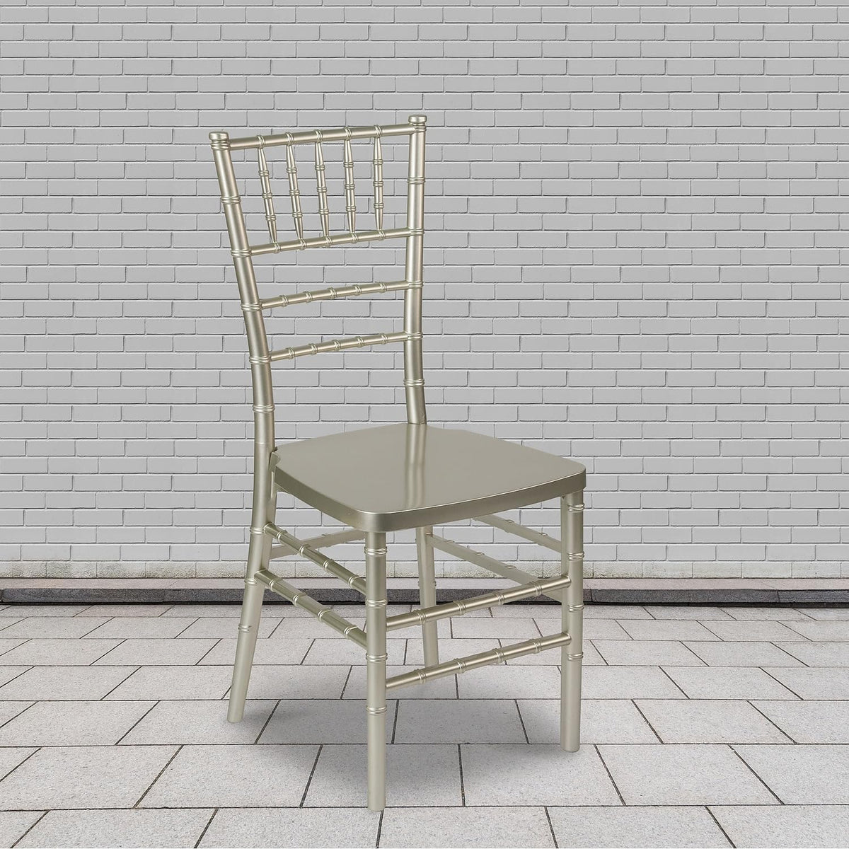 Hercules Stacking Resin Chiavari Chair, 2-Pack