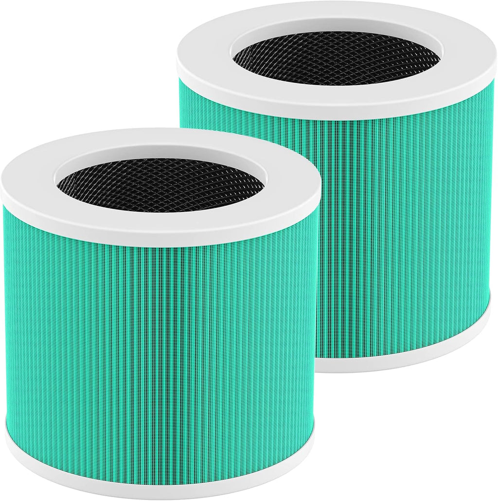 JORAIR 2 Pack HY1800 Replacement Filter For CHIVALZ/Honeyuan Air Purifier