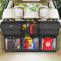 Back Seat Trunk Organizer Hanging Car Organizer Foldable Cargo Storage with 6 Large Pockets 3 Adjustable Straps