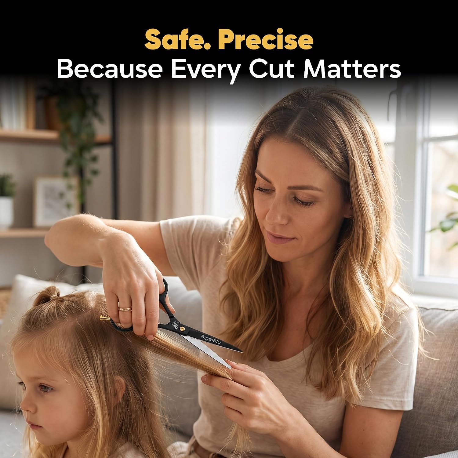 Professional Hair Thinning Shears & Hair Cutting Scissors Set - Barber Scissors for Men & Women - J2 Stainless Steel