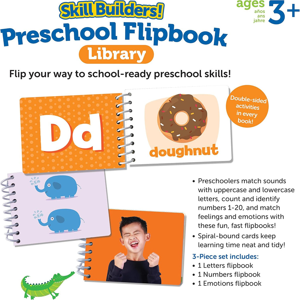 Skill Builders Preschool Flipbook Library