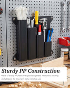 Zip Tie Holder Wall Mount Tool Organizer, Multi Compartment