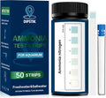 Ammonia Test Strips for Fish Tank,Feshwater & Saltwater (50ct) | Ammonia Aquarium Water Test Kit