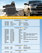 604-002 HVAC Heater Blend Door Actuator Compatible with Dodge 2002-2009 Ram 1500 2500 3500 2001-2009 Durango Chrysler 2001-2006 Sebring Aspen SRT Viper Recirculation Replace# 4885206AA 5019631AA