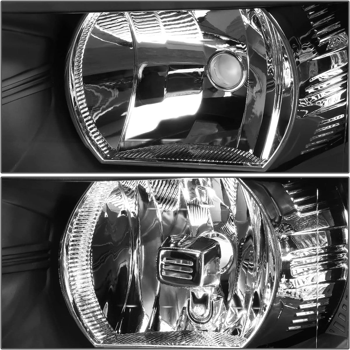 Headlight Assembly Set Compatible with 2007-2013 Chevy Silverado 1500