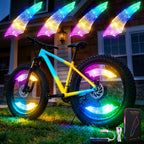 Bike Spoke Lights, USB Rechargeable, 4 Pack