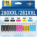 PGI-280XXL CLI-281XXL Ink Cartridges Replacement for Canon
