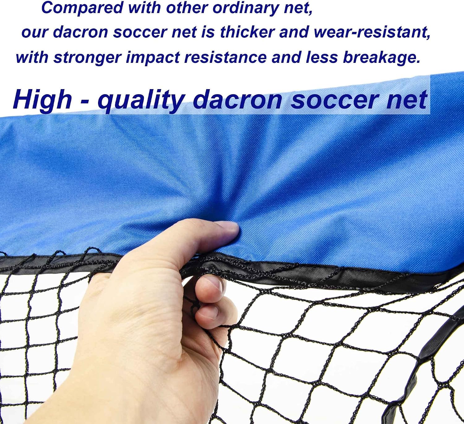 Poray Portable Soccer Goal Pop Up Soccer Net for Kids and Adults with 210D Oxford Fabric & Extra Stakes,Birthday Gift