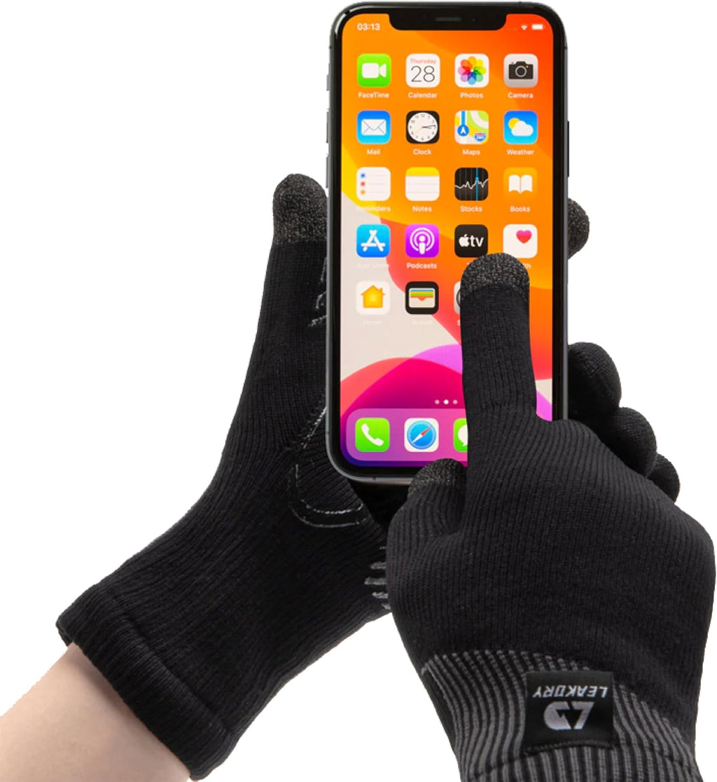 Waterproof Merino Wool Touchscreen Gloves,3-Layer Thermal Winter Gloves,Windproof for Skiing,Work