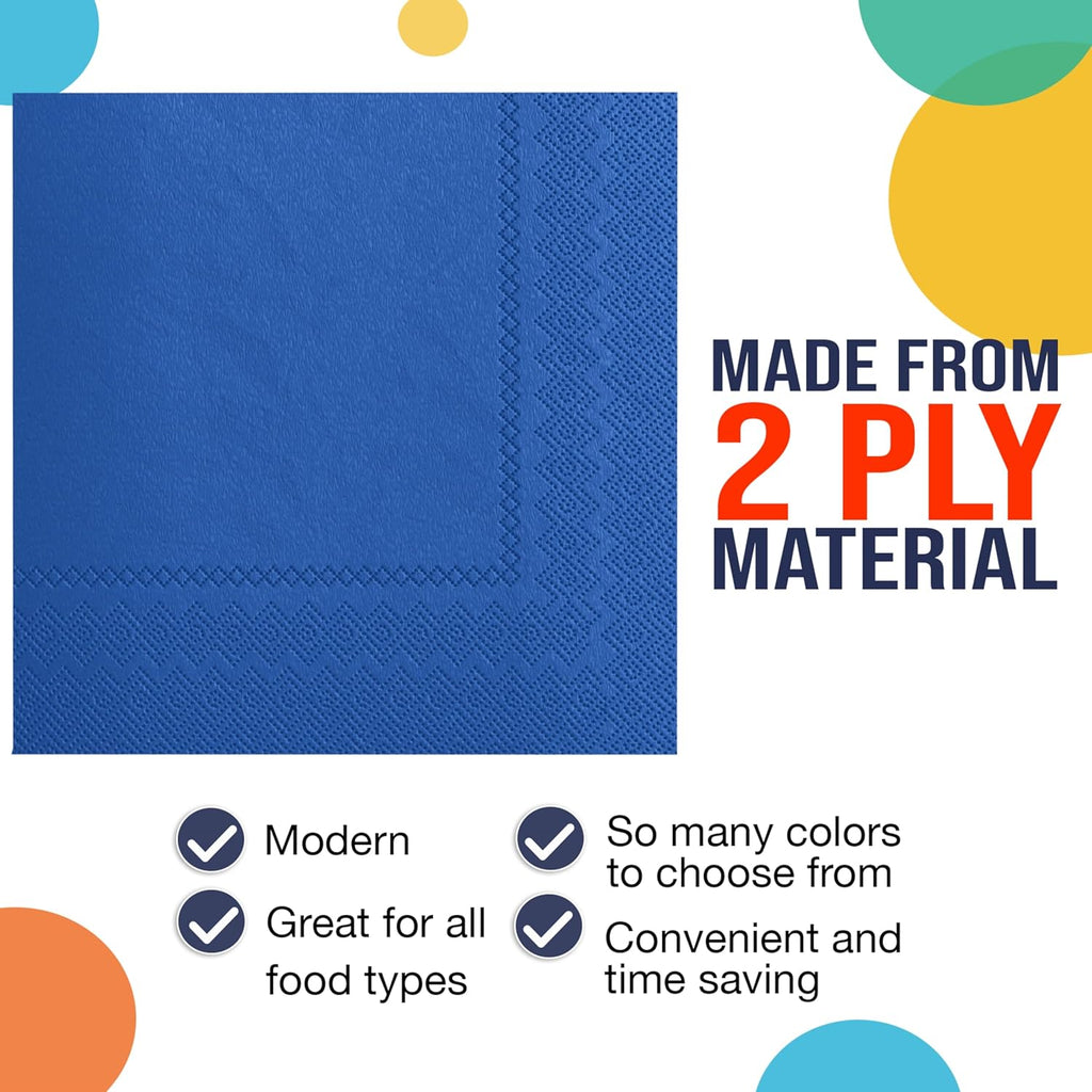 Dark Blue Dinner Napkins Bulk Paper Napkins 300 Pcs