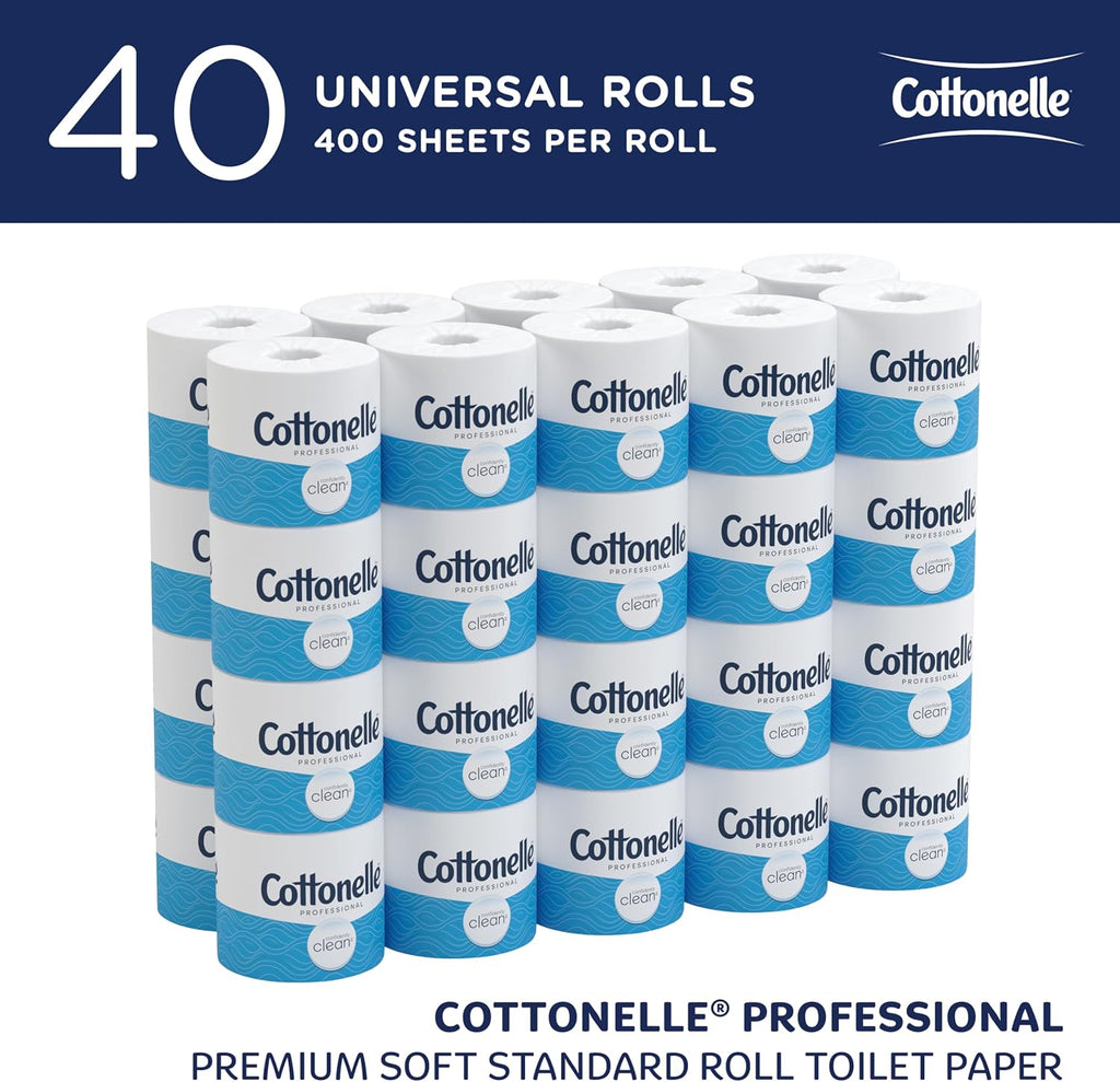 CleanCare Toilet Paper, Bulk, 40 Rolls (58696)