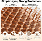 Honeycomb Packing Paper Eco-Friendly: 15" x 200' for Moving Packing