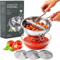 Hungry Artisan Stainless Steel Food Mill for Tomato Sauce & Canning