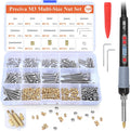 Preciva Threaded Inserts Screw Kit, M3 Heat Set Insert Tool for 3D Printing