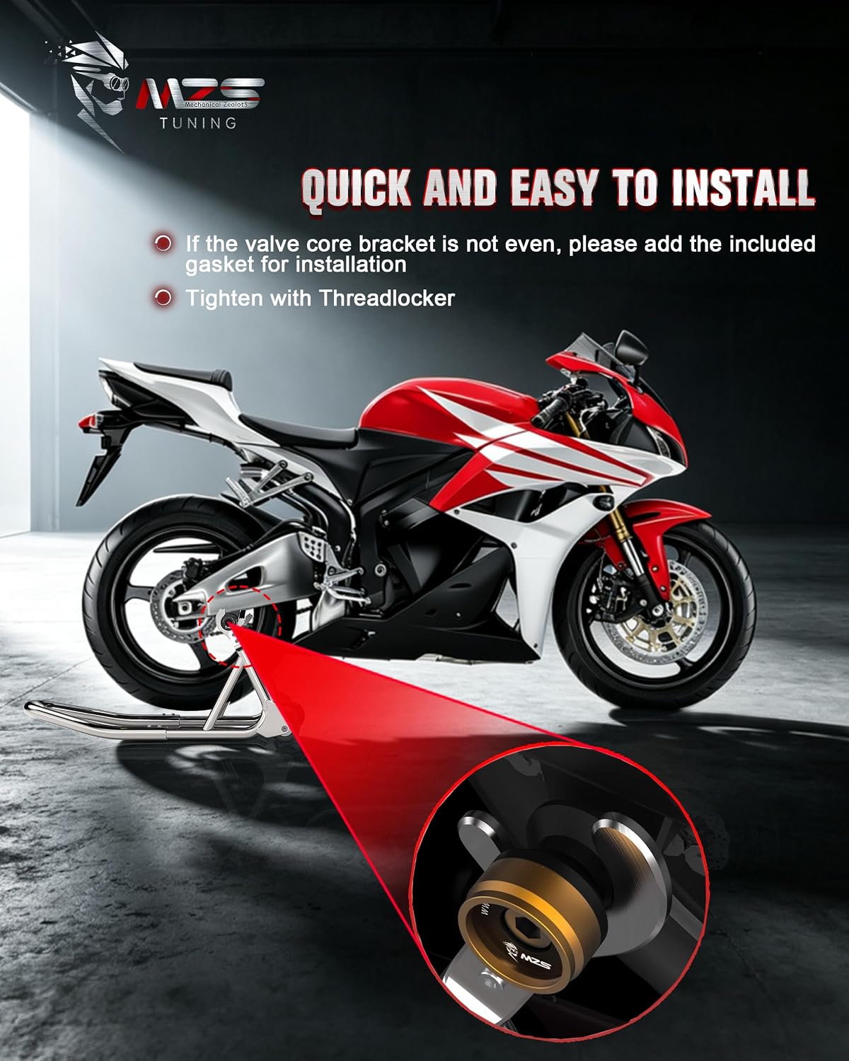 8MM Swingarm Spools, Motorcycle Paddock Stand Bobbins Sliders Protector