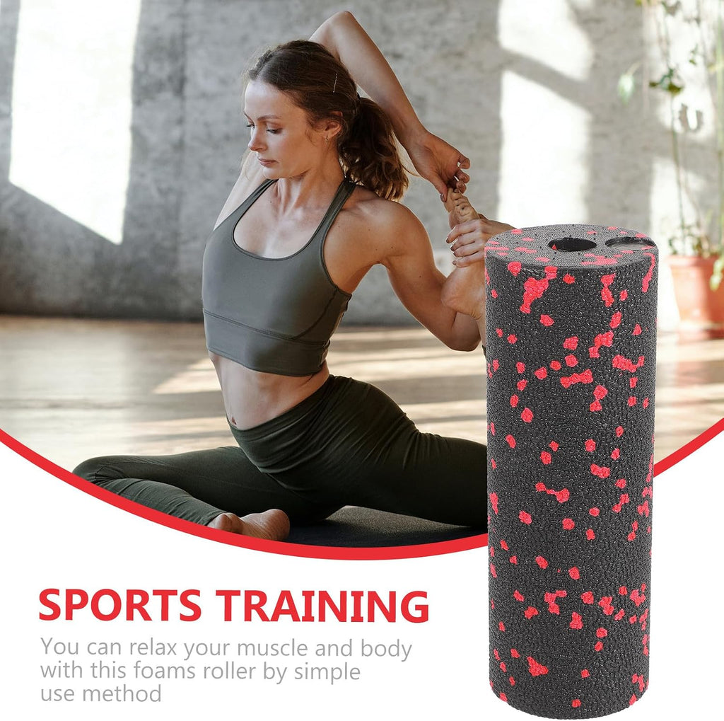 Portable Small Foam Roller Column for Muscle Relaxation, Hollow Massage Roller for Fitness Training and Body Rolling