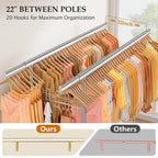 Clothes Rack Heavy Duty Load 900 Lbs with Wheels,Commercial,Chrome