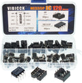 60pcs NE555P IC Pulse generators+60 DIP-8 IC sockets Precision timers