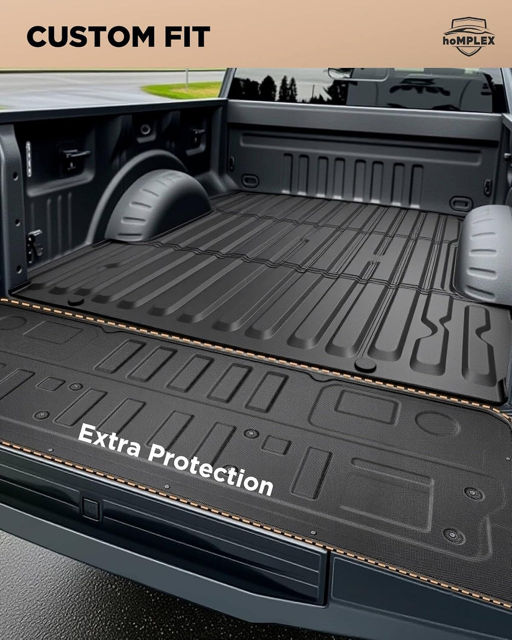 Bed Truck Bed Mat Tailgate Mat for Ford F250/F350/F450 2023-2026
