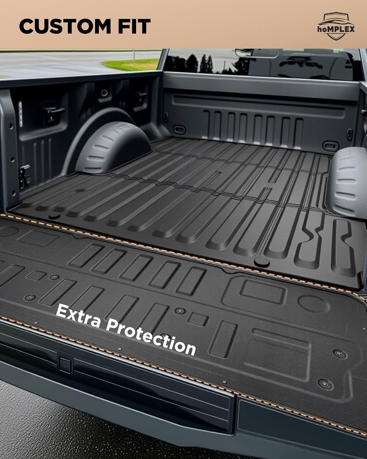 Bed Truck Bed Mat Tailgate Mat for Ford F250/F350/F450 2023-2026