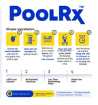 Pool Unit #101066 6 Month Algaecide Treats 20k-30k gallons, Black