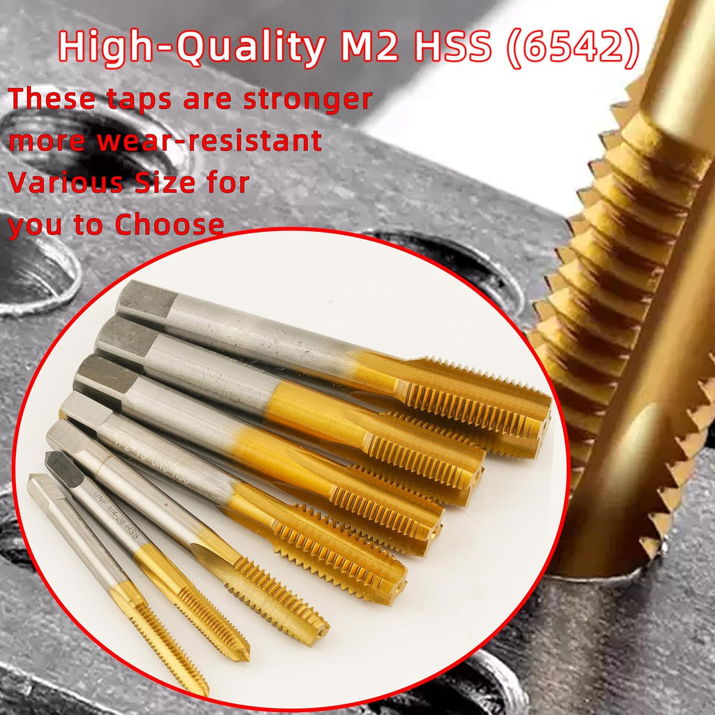 3/8-16 UNC Thread Tap, M2 HSS 3/8x16 UNC Machine Tap Right Hand