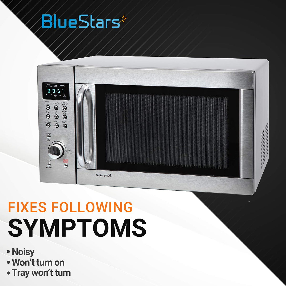 BlueStars [UPGRADED] WB26X10038 Microwave Turntable Motor