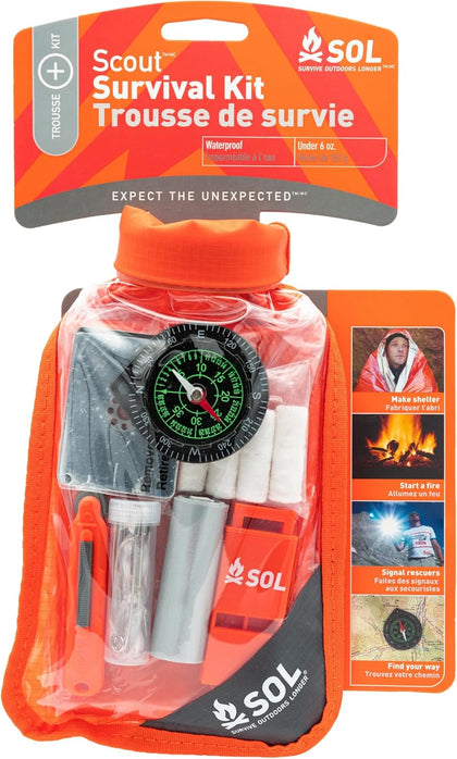 S.O.L. Waterproof Bag Scout Survival Kit