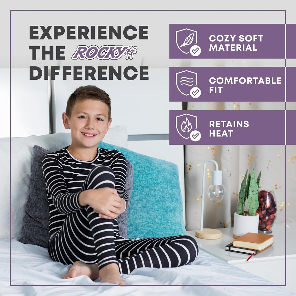 Thermal Underwear for Kids, Boys Thermals, Long Johns Underwear, Base Layer for Cold Weather/Skiing