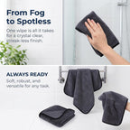 Javer Microfiber Window Cleaning Cloth XXL 24x16 Inch Microfiber Towel