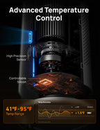Space Heater Large Room, 120° Oscillation, 30" Heaters with Remote