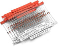Chanzon 34 Values 340pcs 0.5W Zener Diode Assorted Kit (2V-47V)