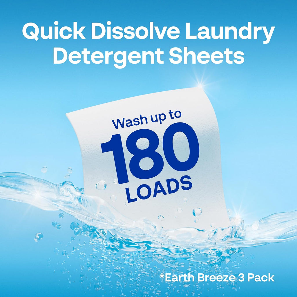 Laundry Detergent Sheets Fresh Scent 180 Loads