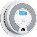 Smoke Detector Carbon Monoxide Alarm Combo, XP0H-SN, 1-Pack | 10-Year Sealed Battery (Not Hardwired), Large 5.7-inch