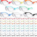 64 Pair Safety Glasses Bulk Clear Anti Fog Scratch Protect Eyewear Goggle