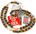 Catholic Rosary Necklace | Large Italian Prayer Beads Gift