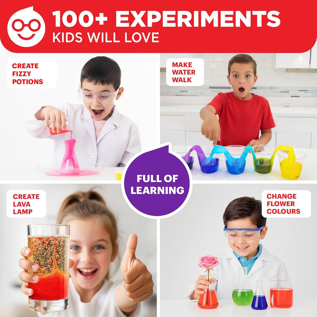 My First Science Experiments Kit for Kids Ages 4+ | Birthday Gift Ideas for Boys & Girls 4, 5, 6, 7, 8 Year Olds